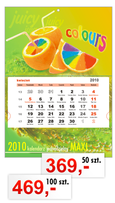 kalendarze Jednodzielne